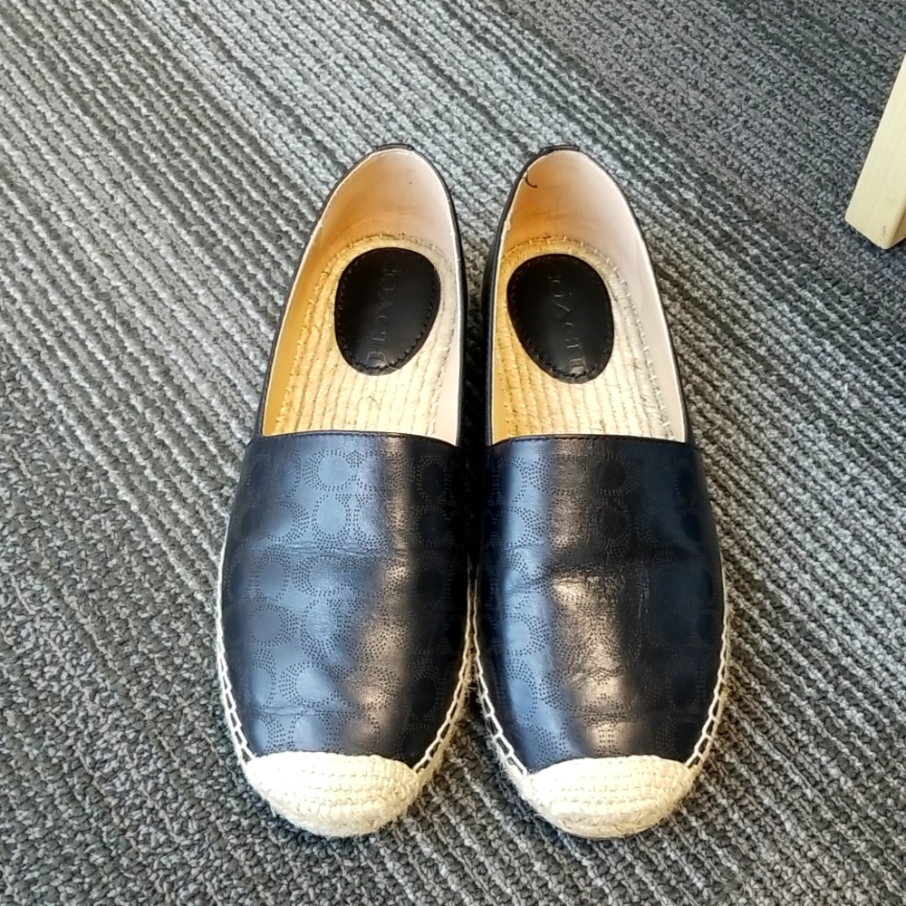 Coach Carley Leather Espadrille